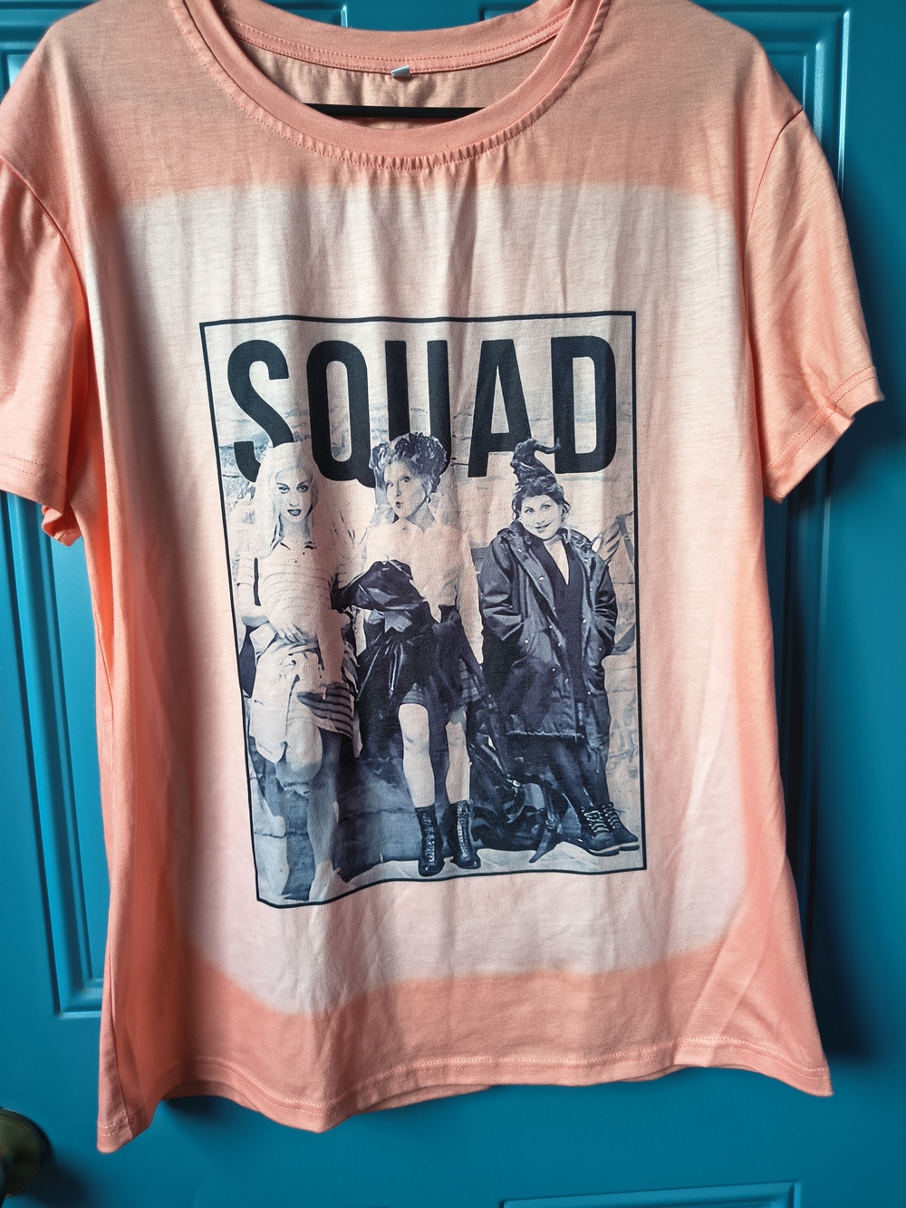 Women’s Peach 'SQUAD' Graphic Short Sleeve Tee
